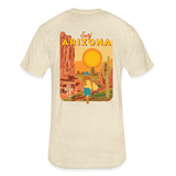 US SURF Co Surf ARIZONA 2-Sided T-Shirt (light) - heather cream