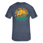 US SURF Co Surf the Beaver 2-sided T-Shirt (dark) - heather navy