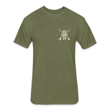 US SURF Co Surf the Beaver 2-sided T-Shirt (dark) - heather military green