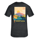 US SURF Co Surf MONTANA 2-Sided T-Shirt (dark) - heather black