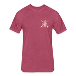 US SURF Co Surf MONTANA 2-Sided T-Shirt (dark) - heather burgundy