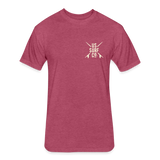 US SURF Co Surf MONTANA 2-Sided T-Shirt (dark) - heather burgundy