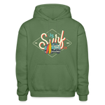 Surf Van Gildan Heavy Blend Adult Hoodie - military green