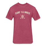 SURF ILLINOIS VINTAGE T-Shirt - heather burgundy