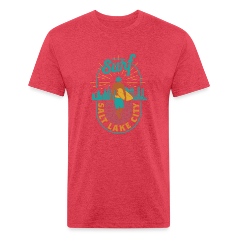 SURF SALT LAKE CITY T-SHIRT - heather red