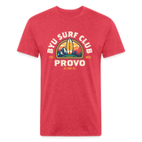 BYU Surf Club Provo T-Shirt (dark) - heather red