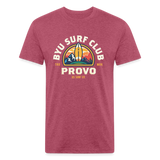 BYU Surf Club Provo T-Shirt (dark) - heather burgundy