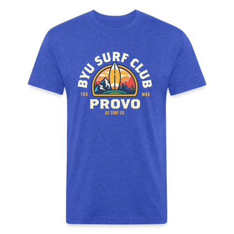 BYU Surf Club Provo T-Shirt (dark) - heather royal