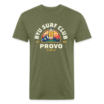 BYU Surf Club Provo T-Shirt (dark) - heather military green