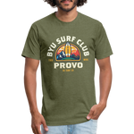 BYU Surf Club Provo T-Shirt (dark) - heather military green