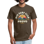 BYU Surf Club Provo T-Shirt (dark) - heather espresso