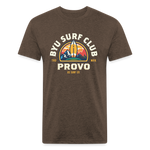 BYU Surf Club Provo T-Shirt (dark) - heather espresso