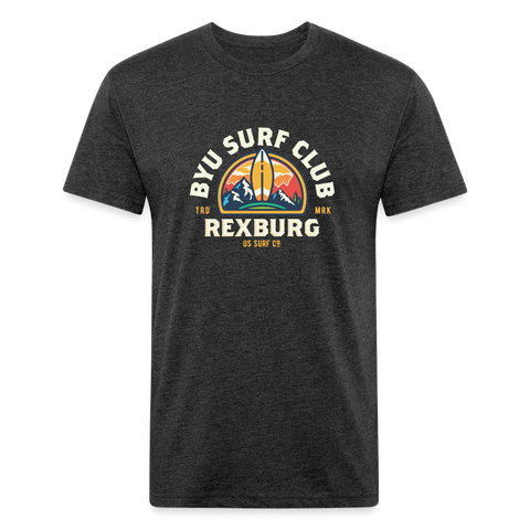 BYU Surf Club Rexburg T-Shirt (dark) - heather black