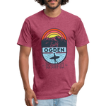 SURF OGDEN T-shrt - heather burgundy