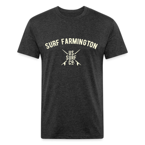 SURF FARMINGTON Vintage T-Shirt - heather black