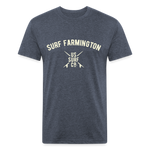 SURF FARMINGTON Vintage T-Shirt - heather navy