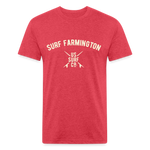 SURF FARMINGTON Vintage T-Shirt - heather red