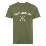 SURF FARMINGTON Vintage T-Shirt - heather military green