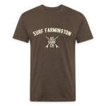 SURF FARMINGTON Vintage T-Shirt - heather espresso