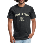 SURF LAYTON Vintage T-Shirt - heather black