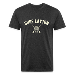 SURF LAYTON Vintage T-Shirt - heather black