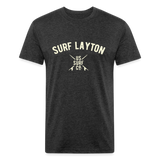 SURF LAYTON Vintage T-Shirt - heather black