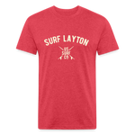 SURF LAYTON Vintage T-Shirt - heather red