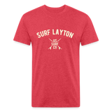 SURF LAYTON Vintage T-Shirt - heather red