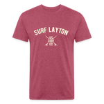 SURF LAYTON Vintage T-Shirt - heather burgundy