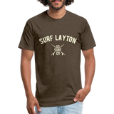 SURF LAYTON Vintage T-Shirt - heather espresso