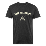 SURF THE GROVE Vintage T-Shirt - heather black