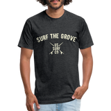 SURF THE GROVE Vintage T-Shirt - heather black