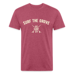 SURF THE GROVE Vintage T-Shirt - heather burgundy