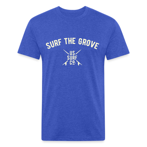 SURF THE GROVE Vintage T-Shirt - heather royal