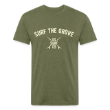 SURF THE GROVE Vintage T-Shirt - heather military green