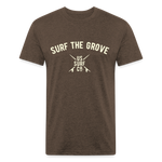 SURF THE GROVE Vintage T-Shirt - heather espresso