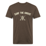 SURF THE GROVE Vintage T-Shirt - heather espresso