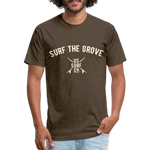 SURF THE GROVE Vintage T-Shirt - heather espresso