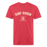 SURF OGDEN Vintage T-Shirt - heather red