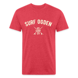 SURF OGDEN Vintage T-Shirt - heather red