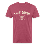 SURF OGDEN Vintage T-Shirt - heather burgundy