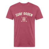 SURF OGDEN Vintage T-Shirt - heather burgundy