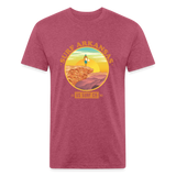 SURF ARKANSAS Hawksbill Edition T-Shirt - heather burgundy