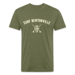 SURF BENTONVILLE Vintage T-Shirt - heather military green