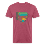 SURF BENTONVILLE T-Shirt - heather burgundy