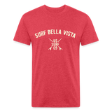 SURF BELLA VISTA Vintage T-Shirt - heather red
