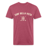 SURF BELLA VISTA Vintage T-Shirt - heather burgundy