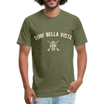 SURF BELLA VISTA Vintage T-Shirt - heather military green