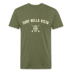 SURF BELLA VISTA Vintage T-Shirt - heather military green