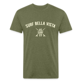SURF BELLA VISTA Vintage T-Shirt - heather military green